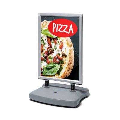 Kundenstopper A1 mit Wassertank