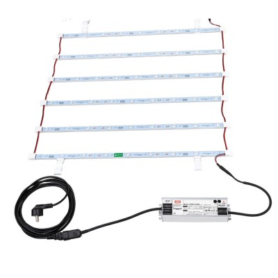 Pop up Messewand Straight Beleuchtungsset