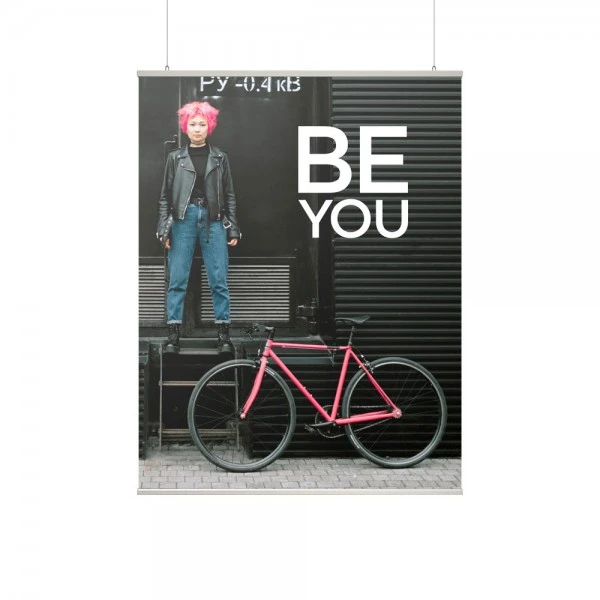 Klemmschienen Poster Set, 120 cm breit Klemmschienen Poster Set, 120 cm breit