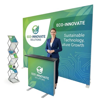 Starter Set Popup Display curved with Easy Counter