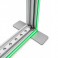 LED Leuchtrahmen RGB Double 100x200cm